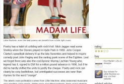 Bruce Dessau review of Madam Life for theartsdesk.com 